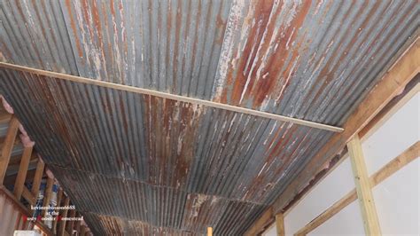 sheet metal ceiling rust|rust soft side metal floor.